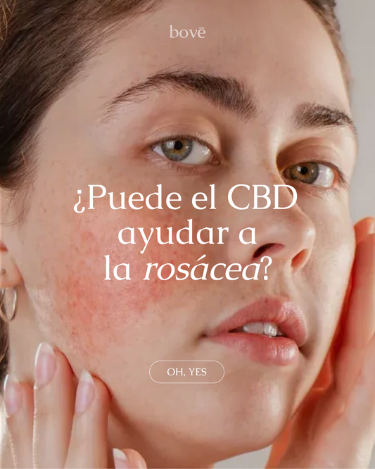 CBD para reducir el enrojecimiento causado por la rosácea